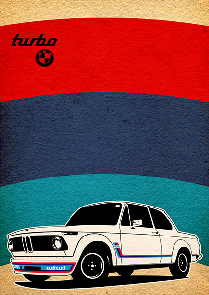 Vintage bmw car posters #2